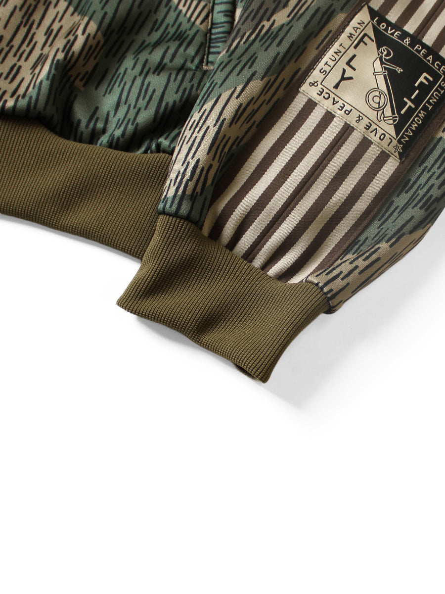 Smooth Jersey Rain Camouflage Pattern Track JKT