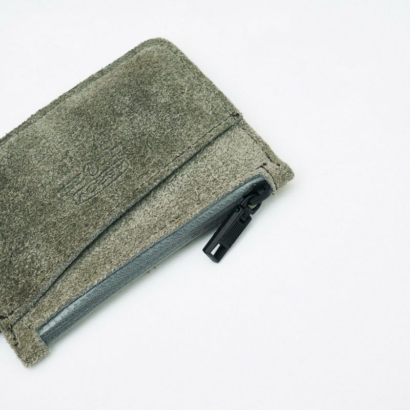 WATER PROOF SUEDE COIN CASE/NAVY