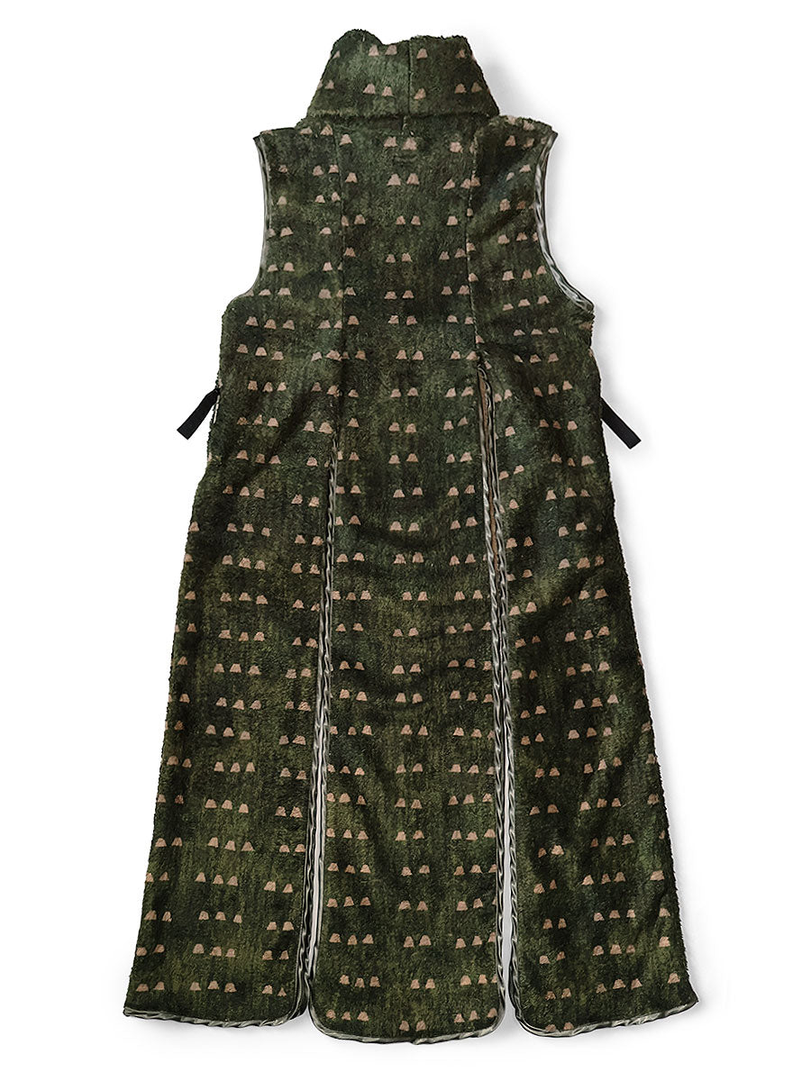 Iris Pattern Fleece Lamp Dress