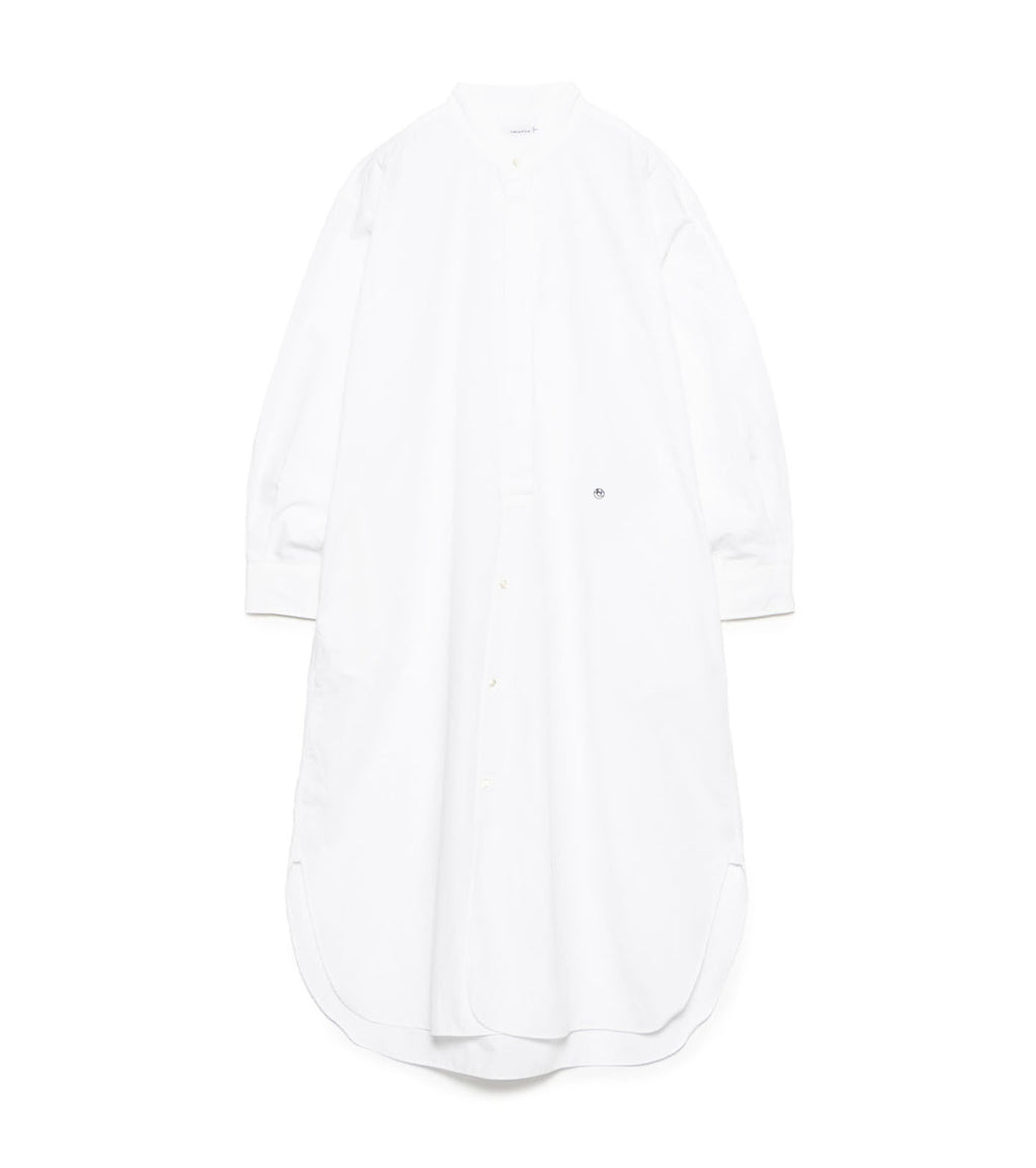 Band Collar Wind Shirt Dress