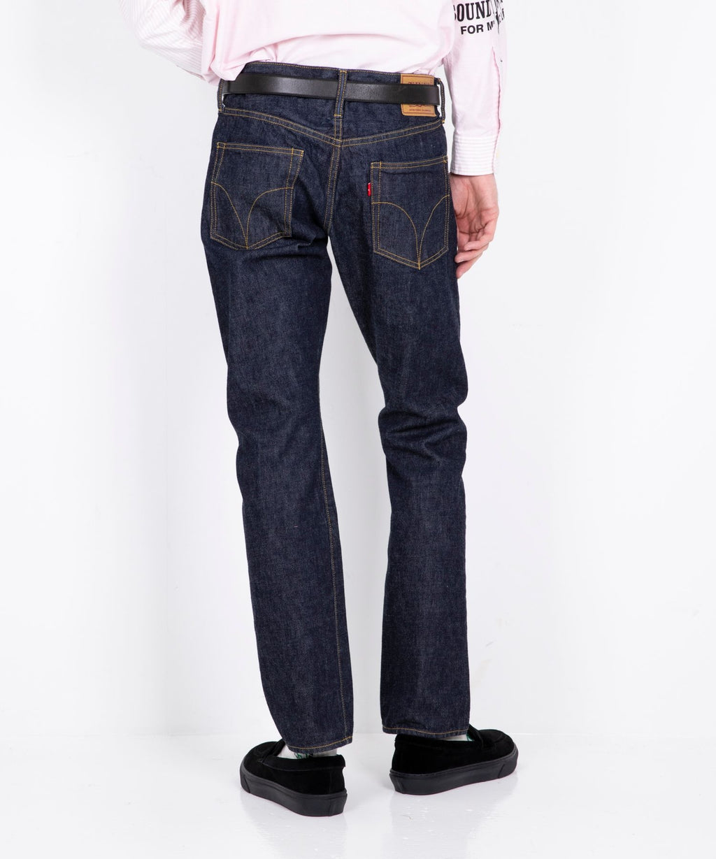 Slim Straight Denim Pants
