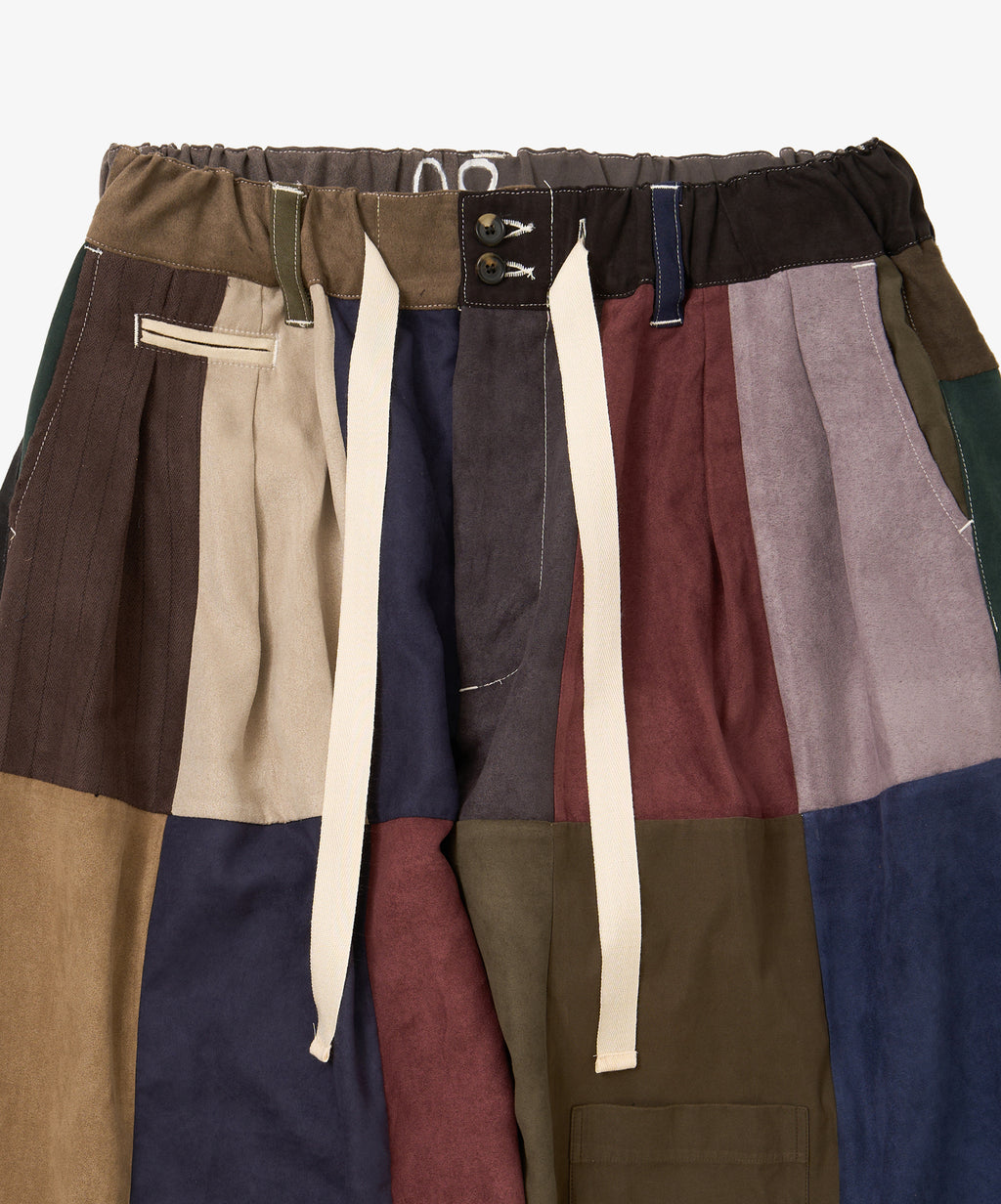 hakama pants faux suede eight