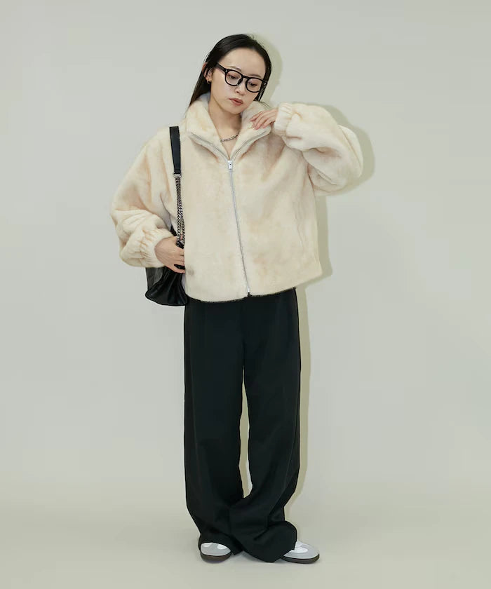 Short Length Fake Fur Blouson Limited Release