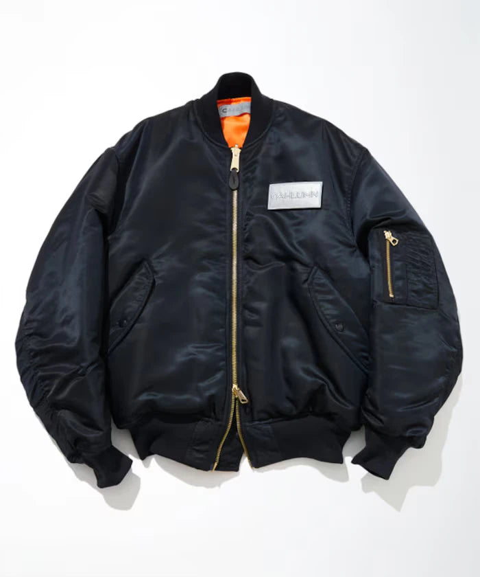 3M Reflector Patch Magazine Pocket Nylon Twill Flight Jacket “MA-1”