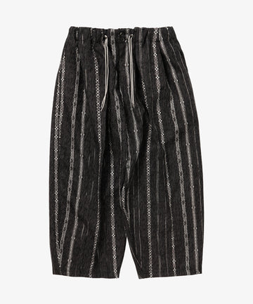 watahiko circular pants black