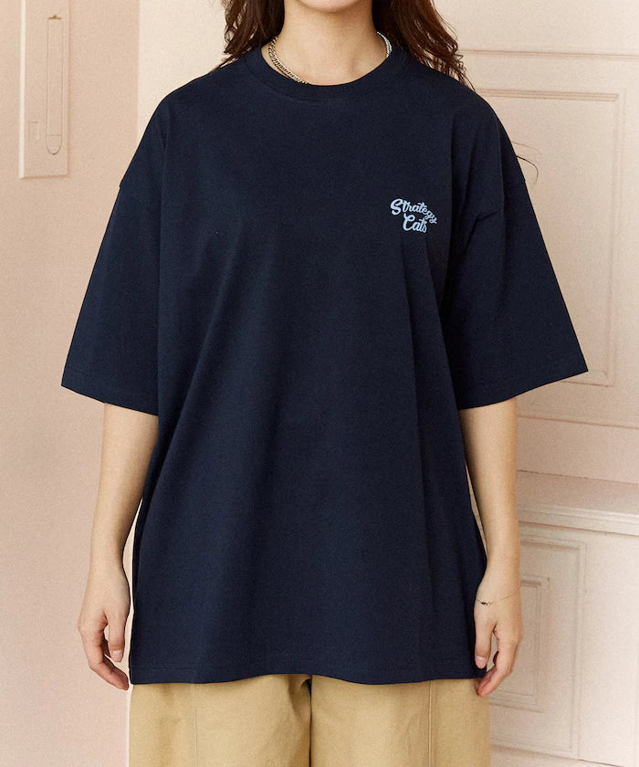 <Functional Material> STRATEGY Cat Print T-Shirt Limited Edition