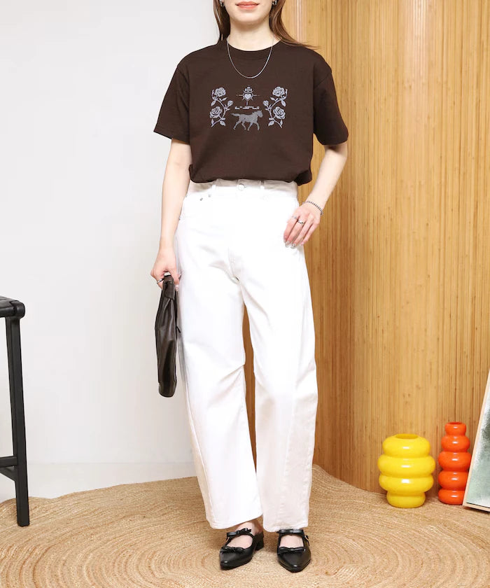 Organic Cotton Dot Graphic T-Shirt