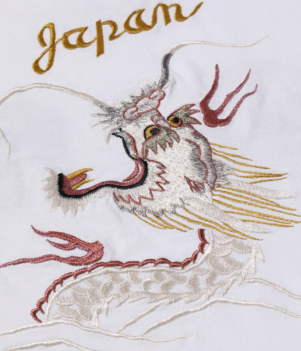 SUKA T-SHIRT EMBROIDERED “RISING DRAGON”
