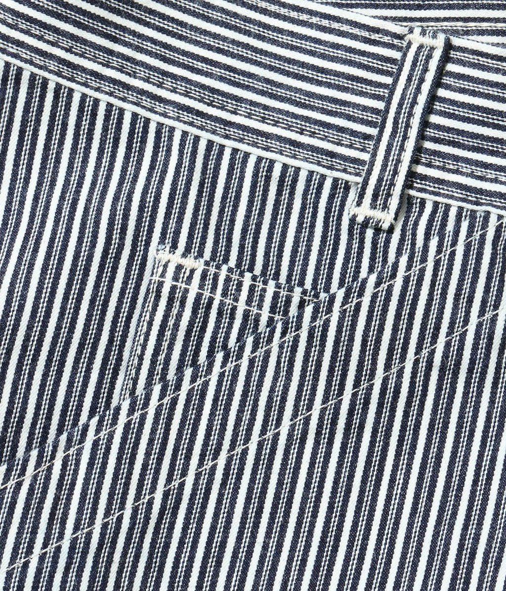 Fiction Romance 6oz. Indigo Stripe Double Knee Shorts