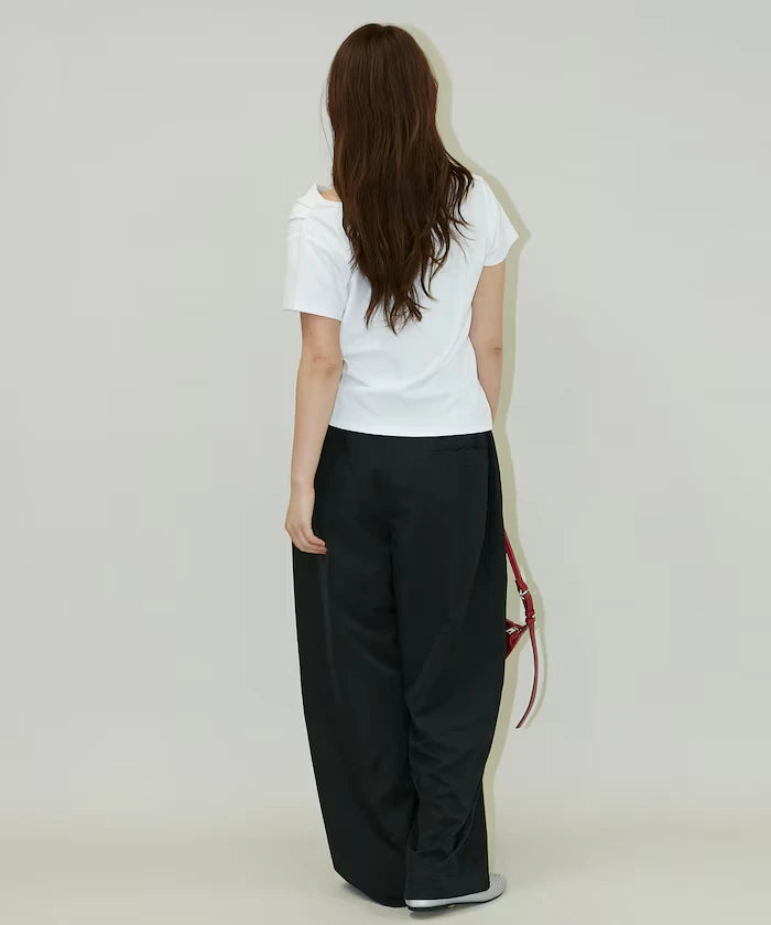 Color Tuck Slacks Pants Limited Release