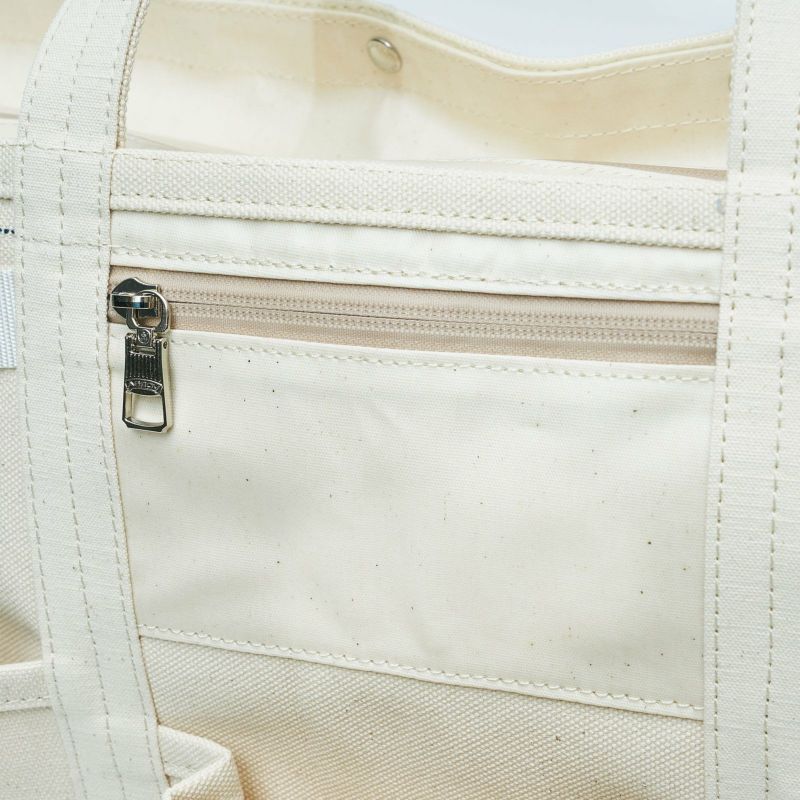 ALBERTON CANVAS TOTE sizeL/CHOCO