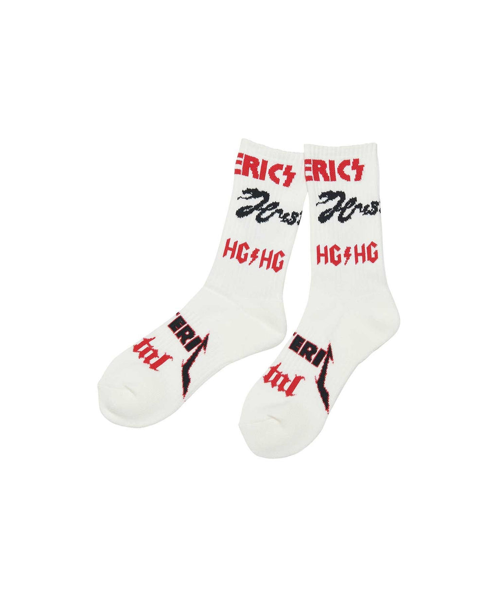 Metal Logo Sports Socks