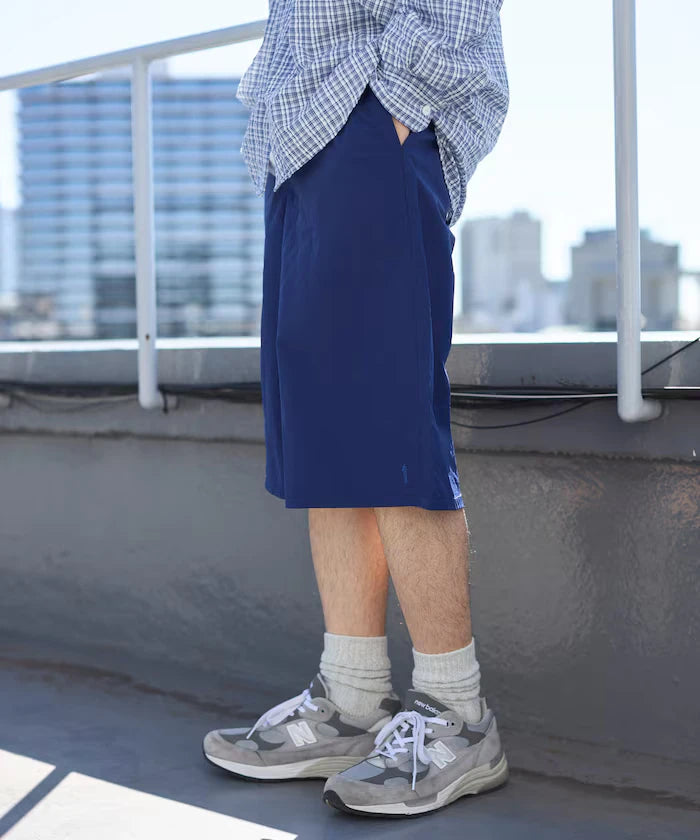 Nylon Sleek Water Length Baggy Shorts