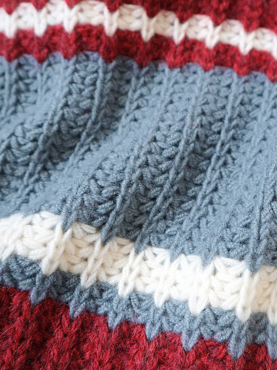 3G Wool Ribbed Knit Snood