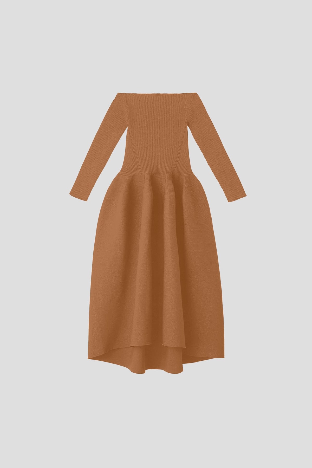 POTTERY HS OFF SHOULDER LONG SLEEVE DRESS
