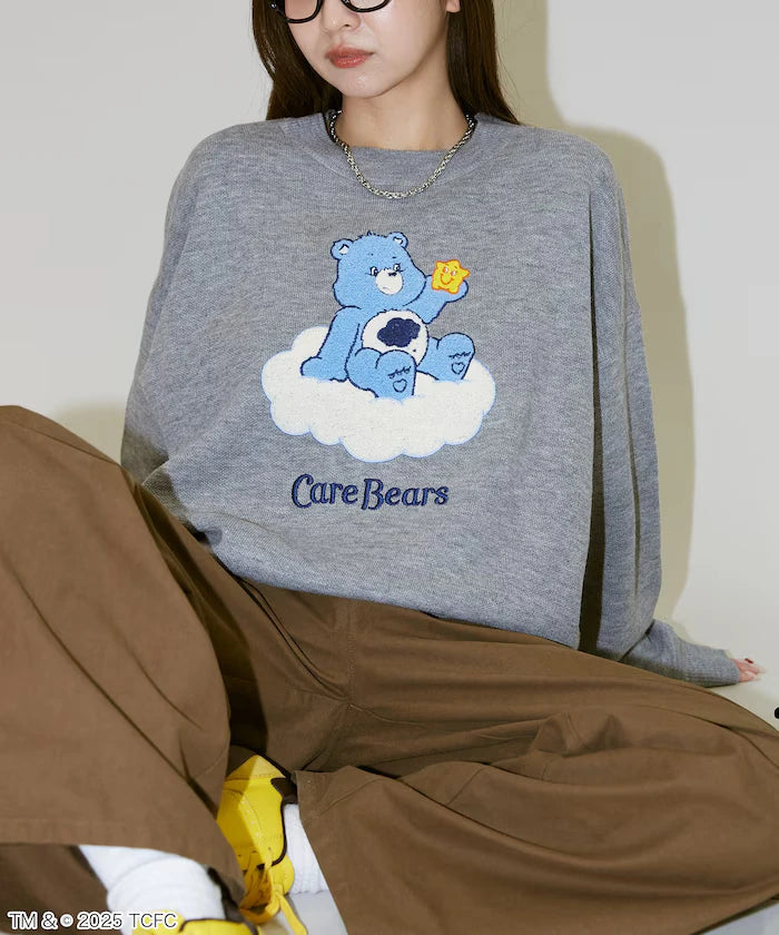 CareBears(TM)/Care Bear(TM) Crew Neck Jacquard Knit Limited Edition