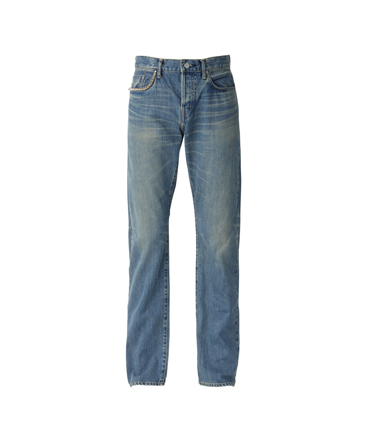 HYS SP Processing Slim Straight Denim Pants