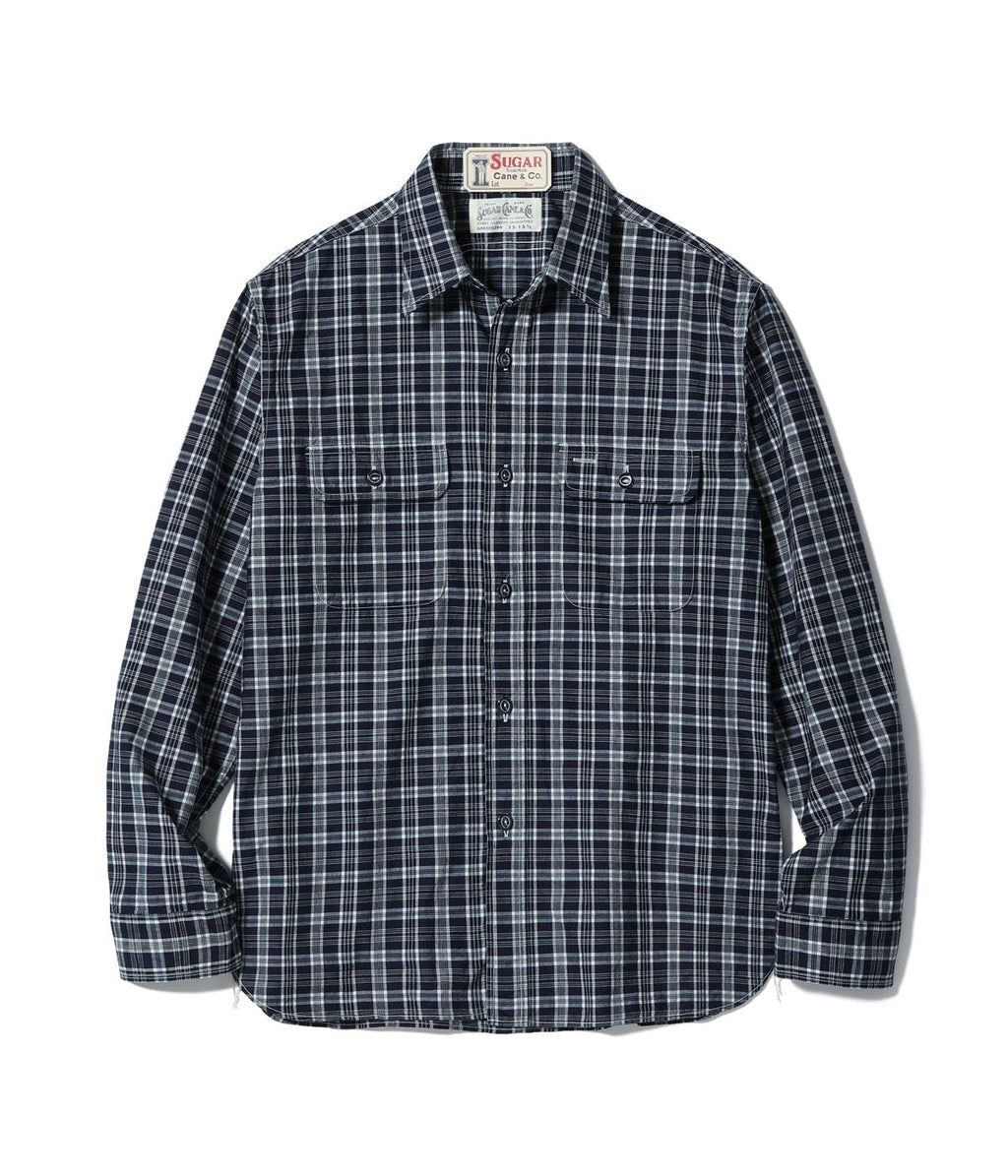 Fiction Romance 4oz. Indigo Check Work Shirt
