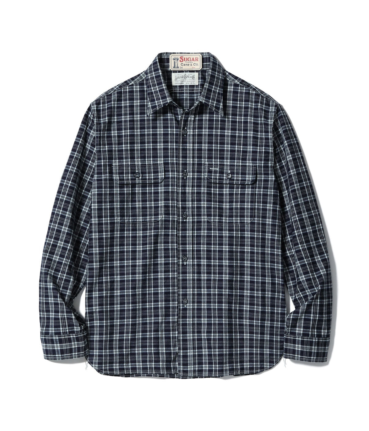 Fiction Romance 4oz. Indigo Check Work Shirt