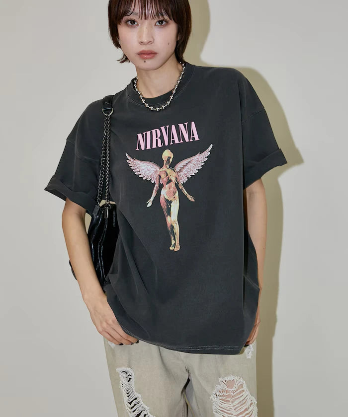 NIRVANA IN UTERO Band T-shirt Limited Edition