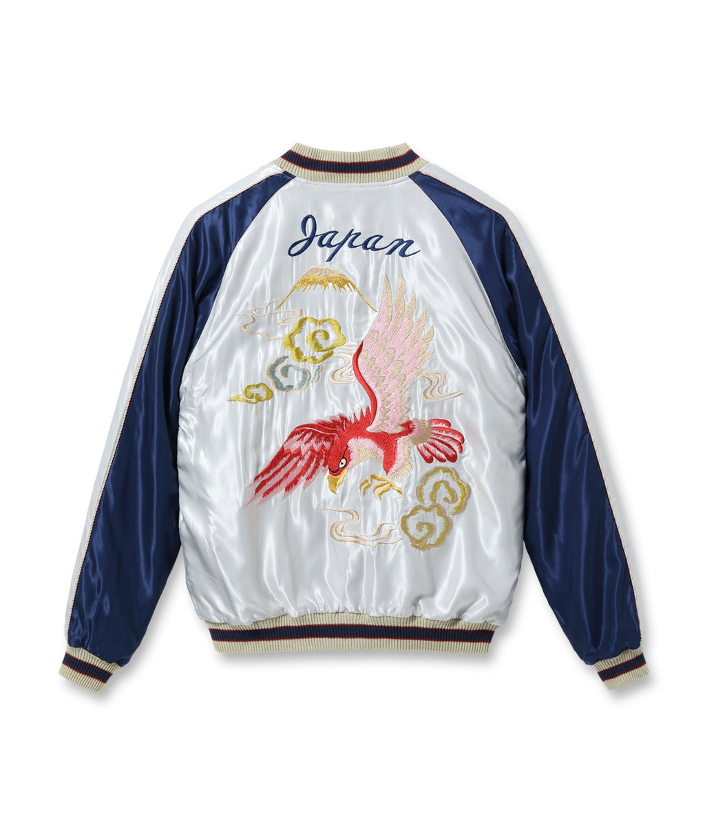Early 1950s Style Acetate Souvenir Jacket “RED EAGLE” × “TIGER HEAD”