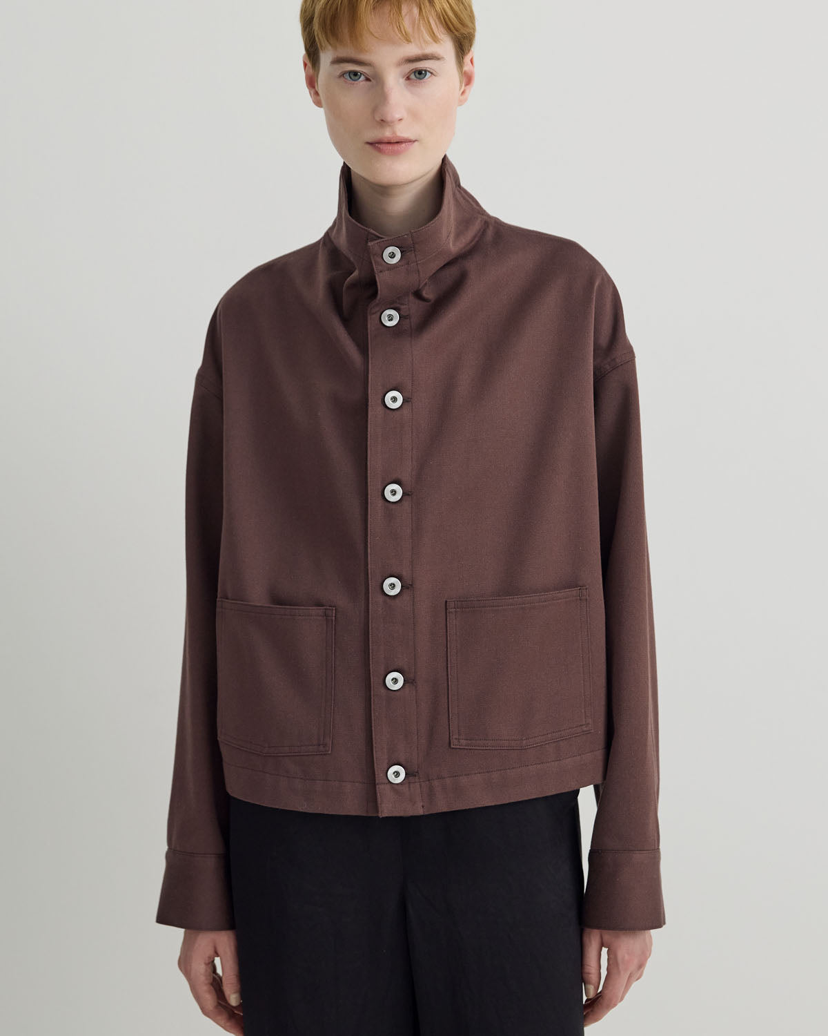 FUNNEL NECK COVERALL JACKET