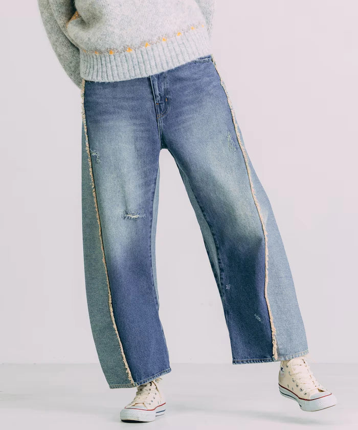 Colorful Curve Denim