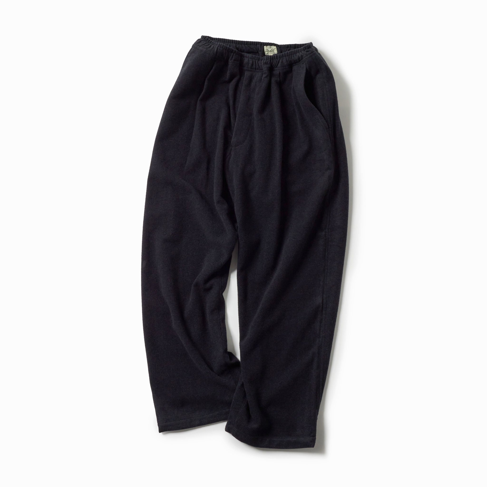 GL42576 / SUPER 160's WOOL HERRINGBONE MOSSER 1TUCK EASY PANTS