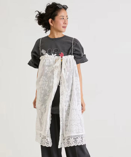 2WAY Lace Camidress & Lace Layered Skirt