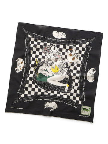 fastcolor selvage bandana (RAINBOWY NO WOMAN...