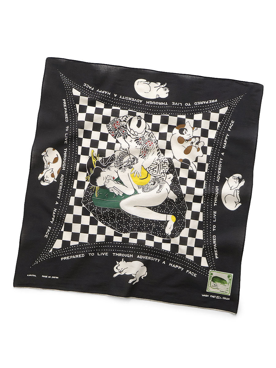 fastcolor selvage bandana (RAINBOWY NO WOMAN...