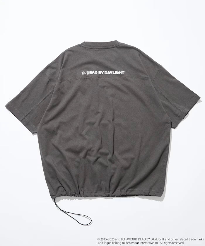 Dead By Daylight Exclusive Big Logo Hemmed Code Football T-Shirt