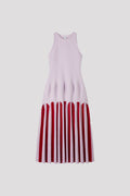 ARCHED SLEEVELESS DRESS