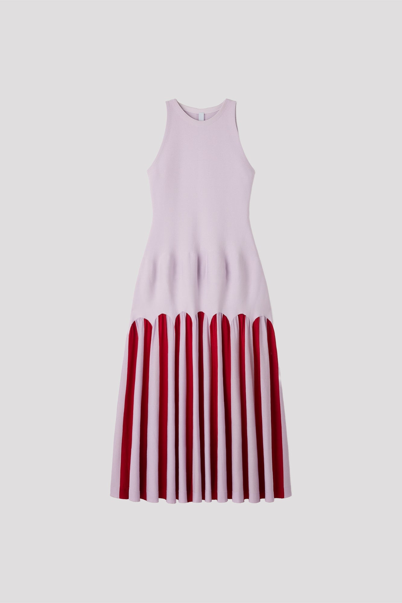 ARCHED SLEEVELESS DRESS