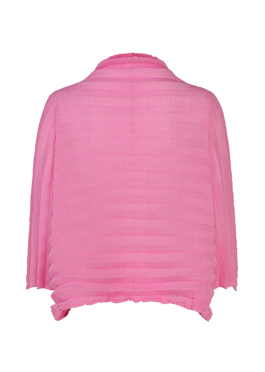 Accordion See-Through Crepe