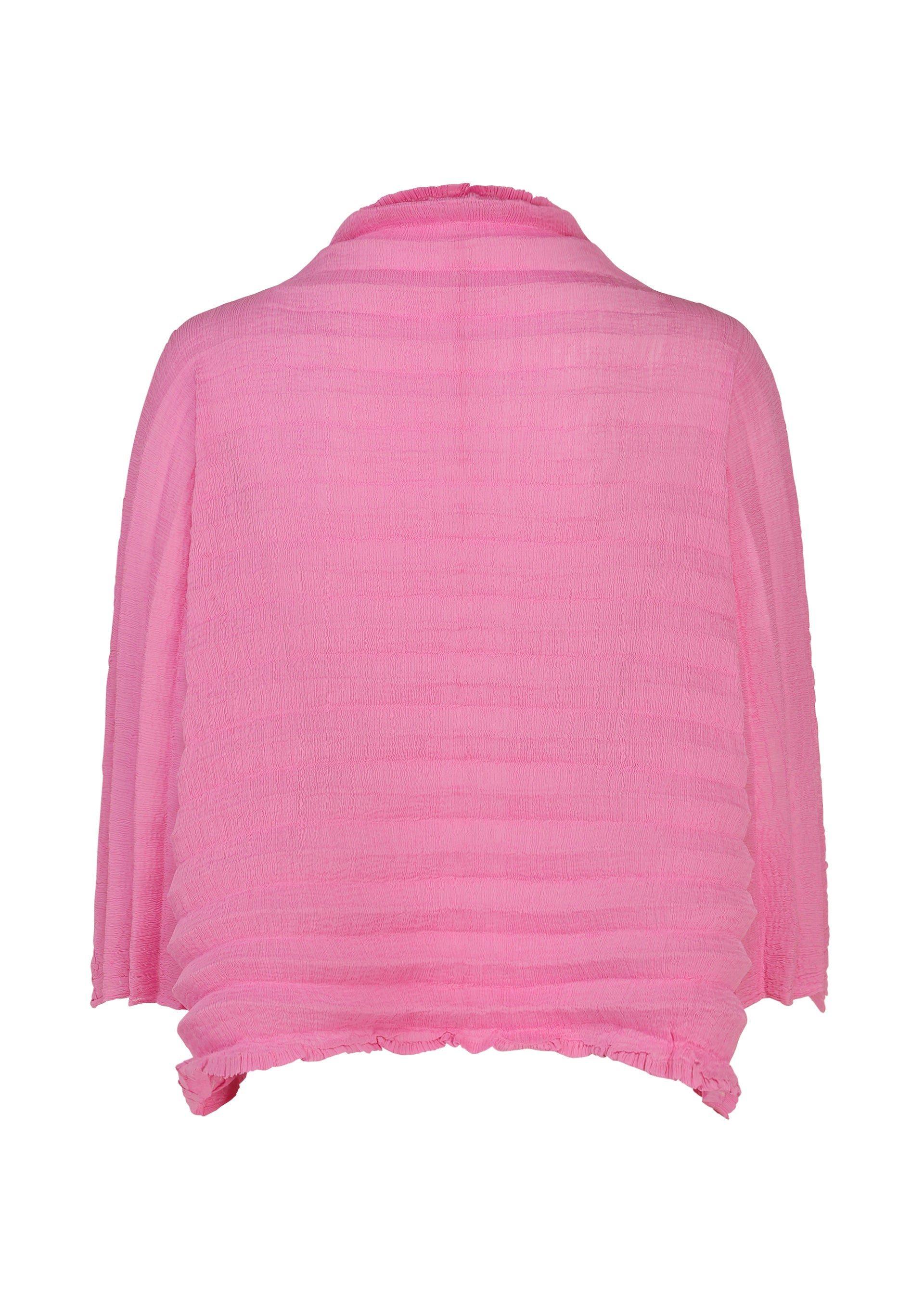 Accordion See-Through Crepe