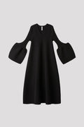 POTTERY GLITTER LONG BELL SLEEVE FLARE DRESS