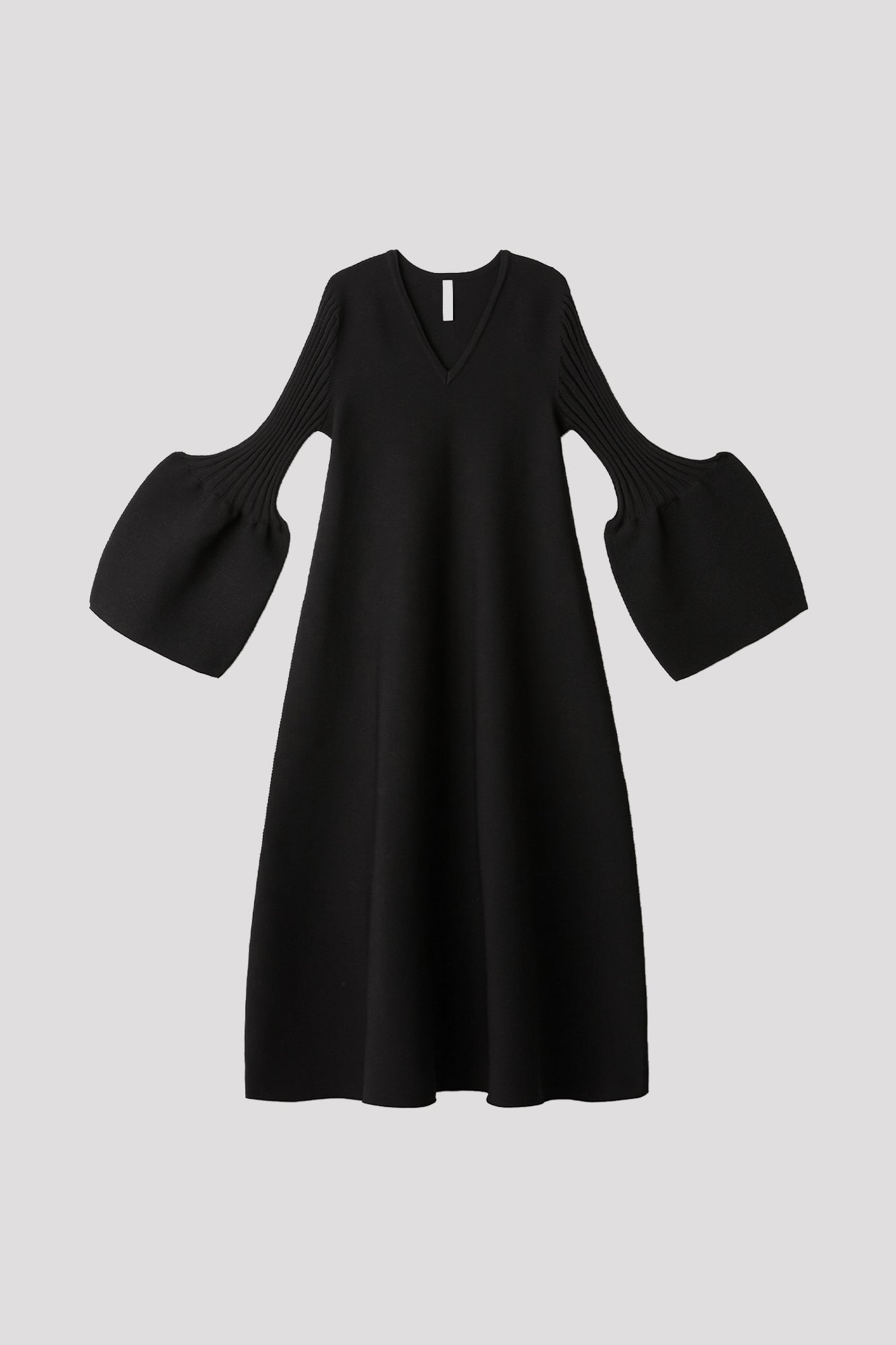 POTTERY GLITTER LONG BELL SLEEVE FLARE DRESS