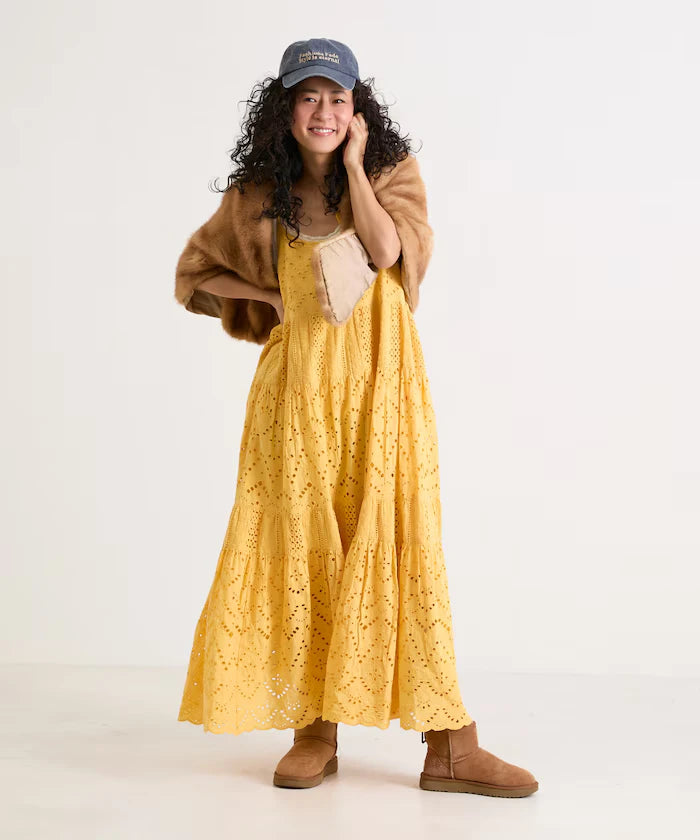 India Shifraretiard Shoulder Ribbon Camisole Dress