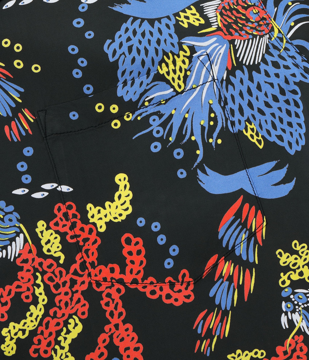 Rayon Hawaiian Shirt 'Tropical Fish'