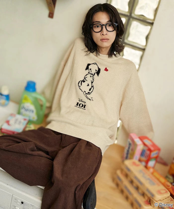 Special Order 101 DALMETIANS HEART KNIT