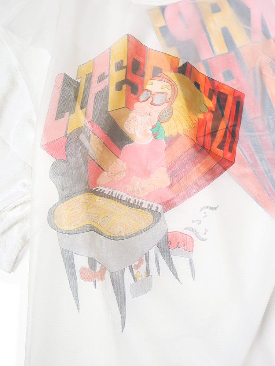 Sheer Jersey × 20/- Jersey Crew T (Analog Piano Man pt)
