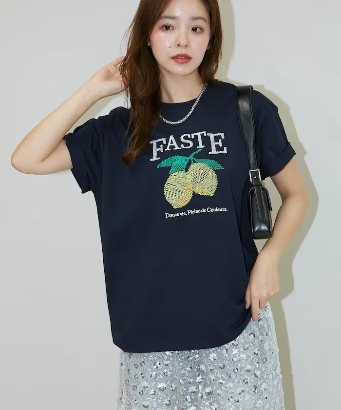 Lemon Embroidery T-shirt Limited Edition