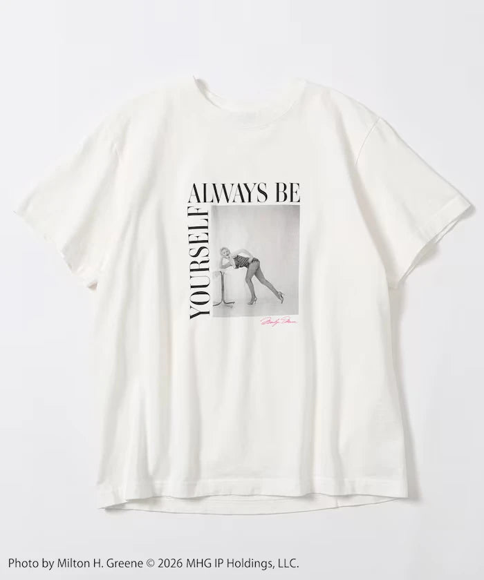 Marilyn Monroe Short Sleeve Monochrome Photo T-shirt