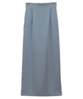 HIGH WAIST STRAIGHT SATIN SKIRT
