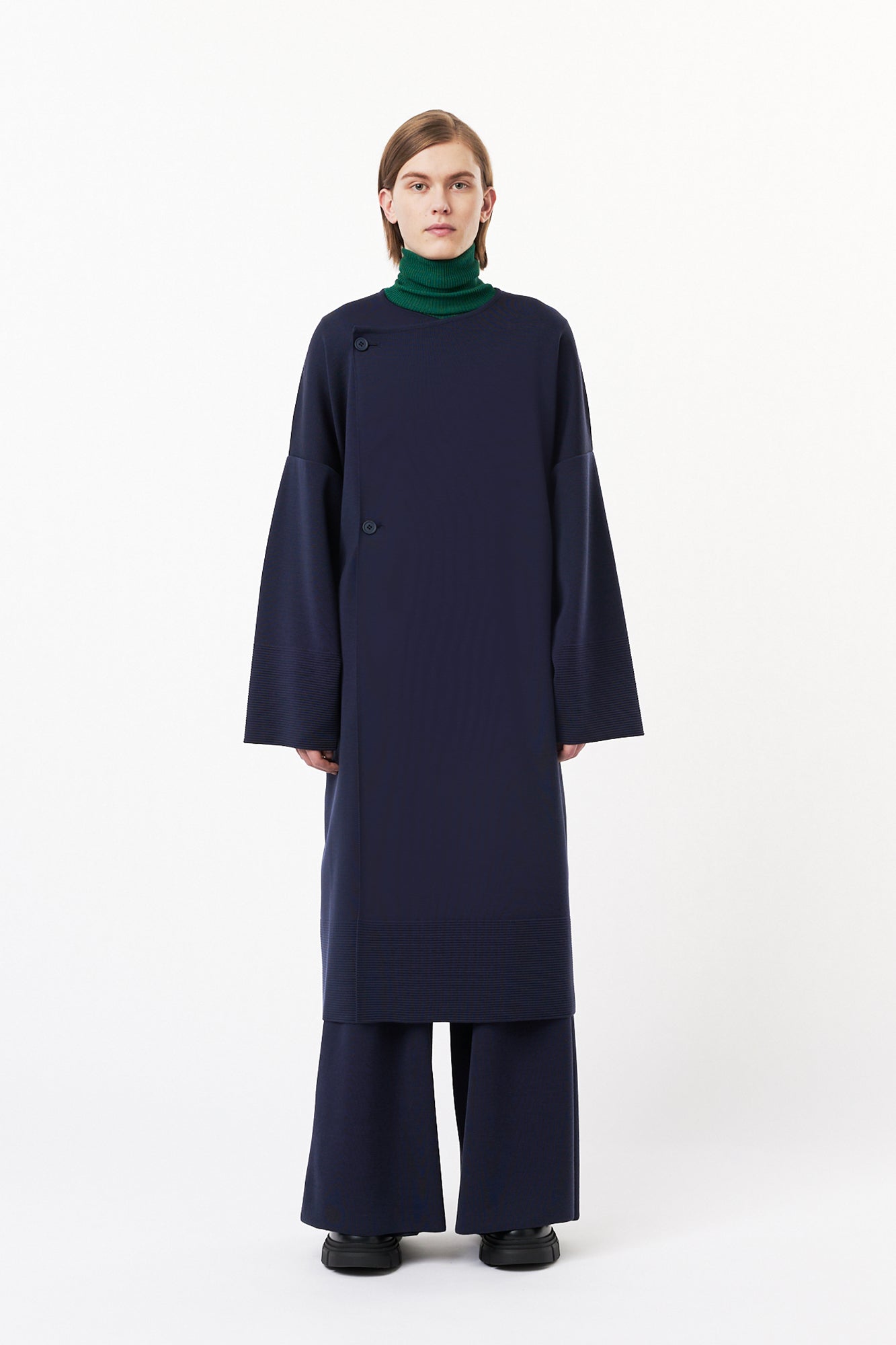 TW MILAN RIB WRAP COAT