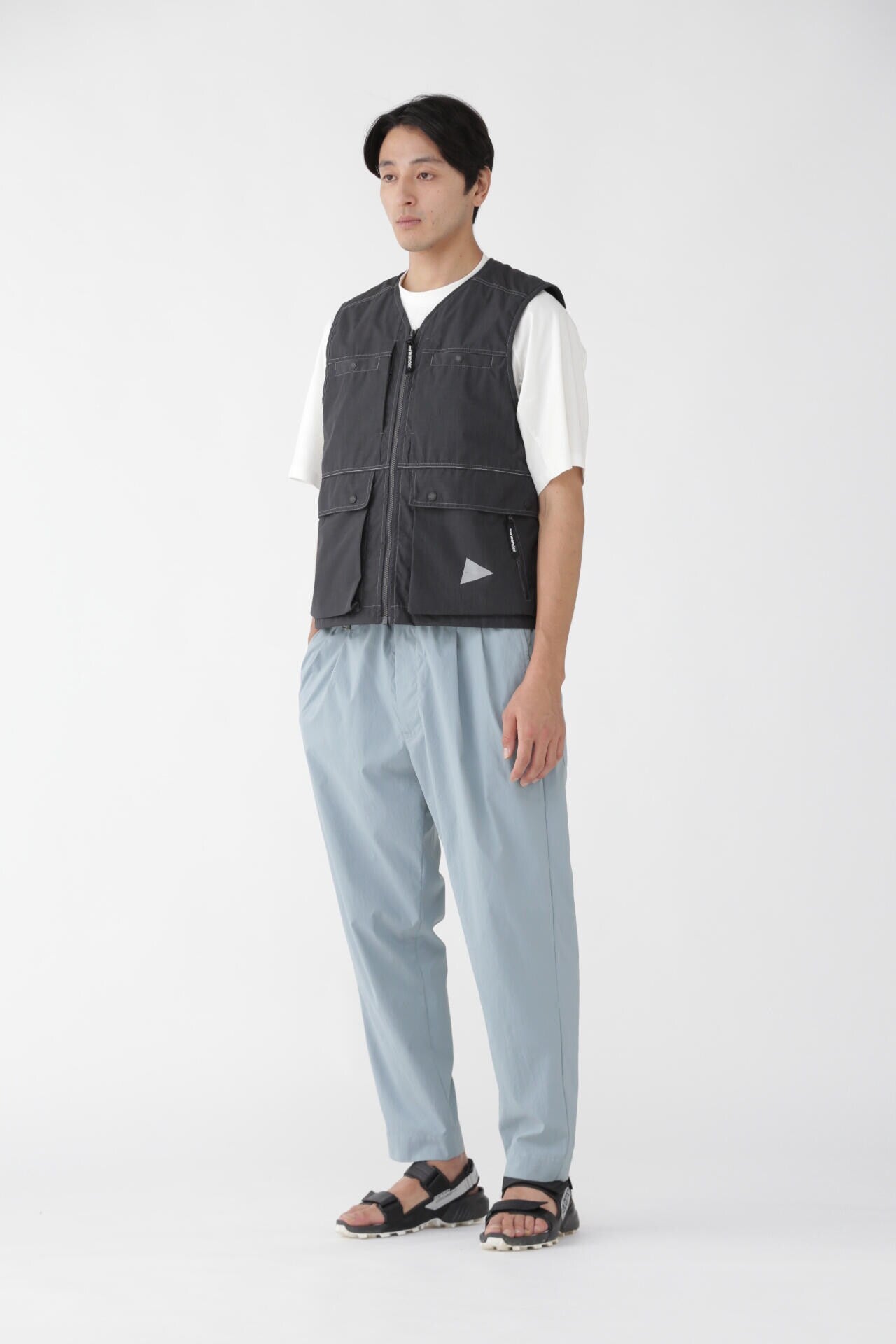 UV cut stretch pants