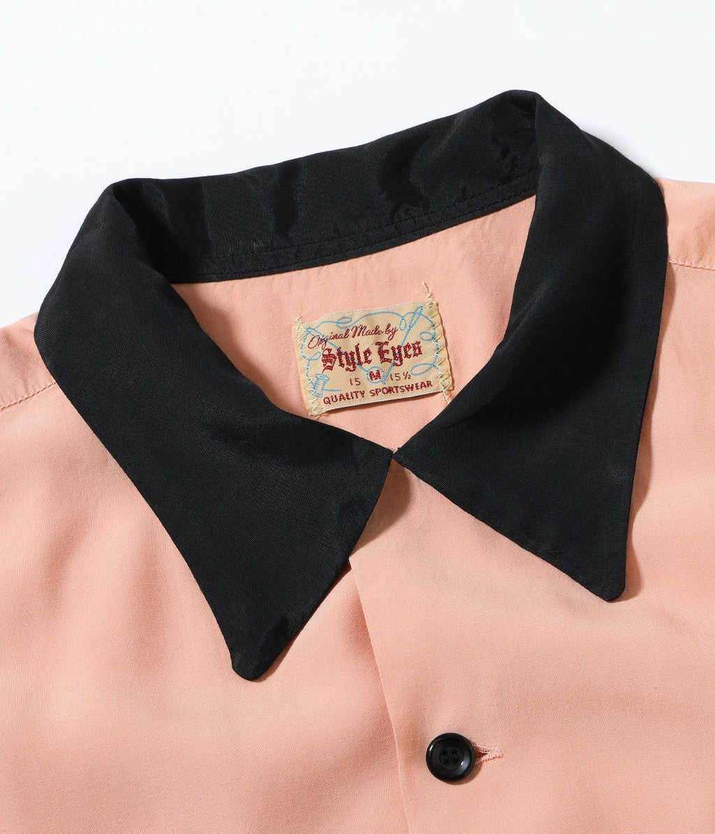 RAYON BOWLING SHIRT “PIPING”