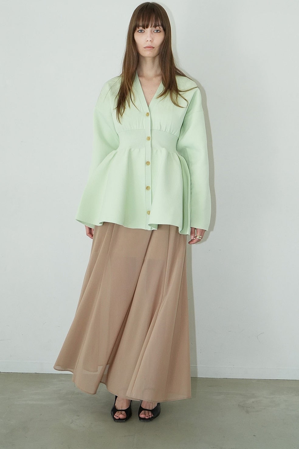 SHEER FLARE MERMAID SKIRT