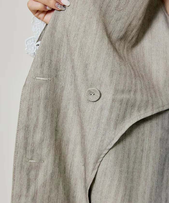 Lace Cuff Tailored Jacket